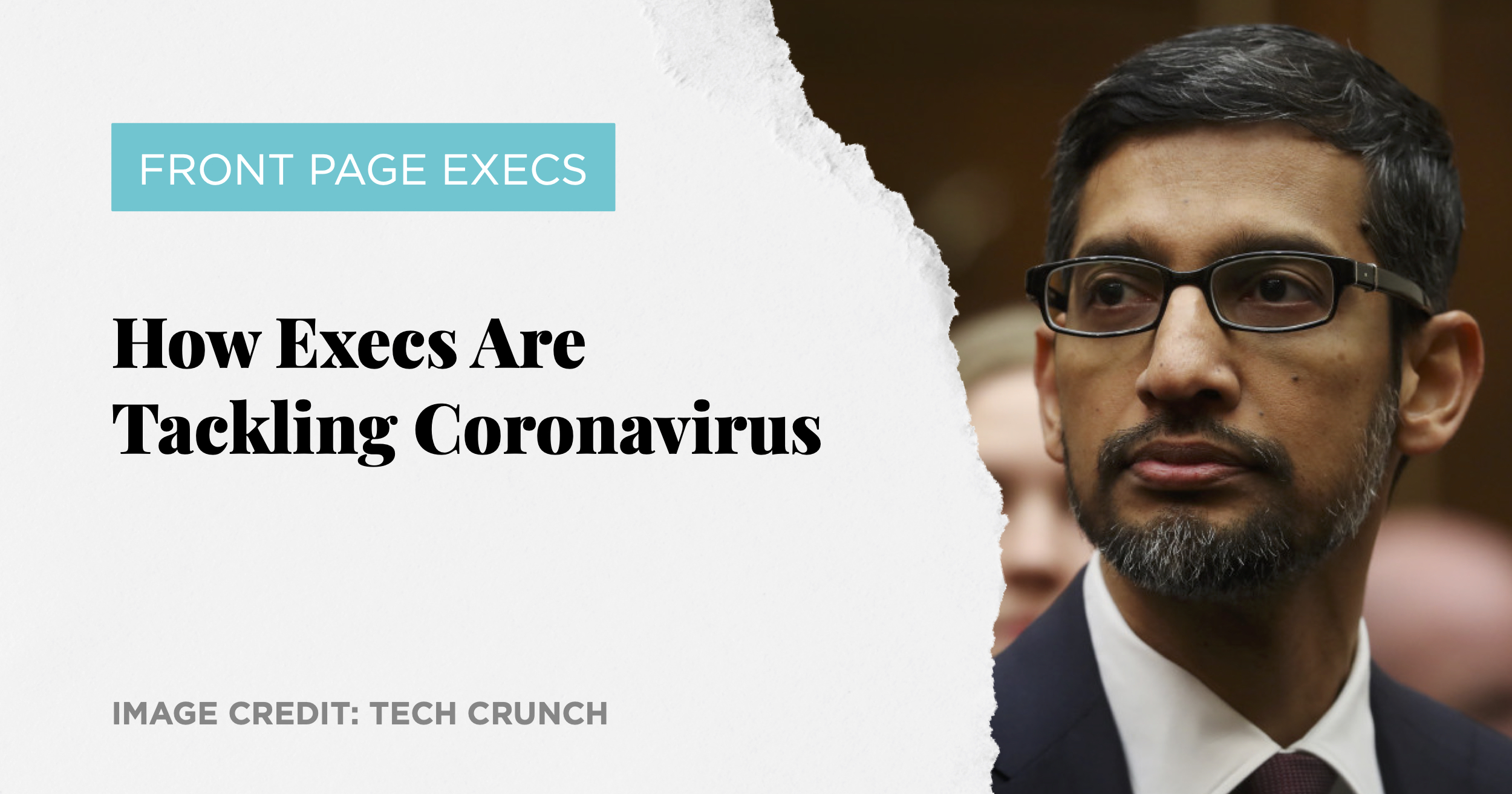 Front page Executives: tackling coronavirus